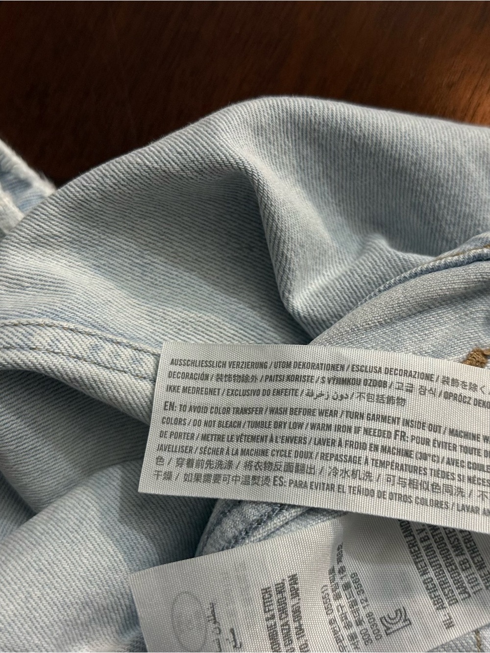 Abercrombie & Fitch Light Blue Ankle Ultra High Rise Straight Leg Jeans - Picture 15 of 16